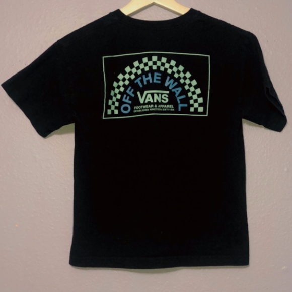 Boys t-shirt with arched checkerboard logo - Picture 1 of 2